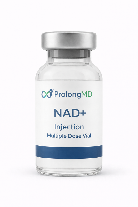 NAD+ 100 mg/ml,  8-10 weeks, dosing dependent
